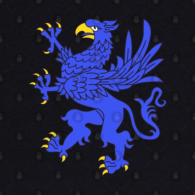 Griffon logo Blue by Illustratorator